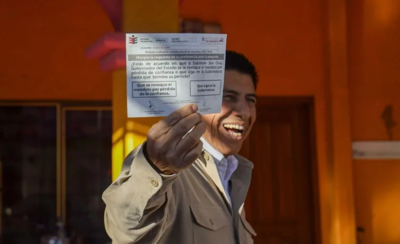 El PT impugna triunfo de Salomón Jara en consulta de revocación de mandato