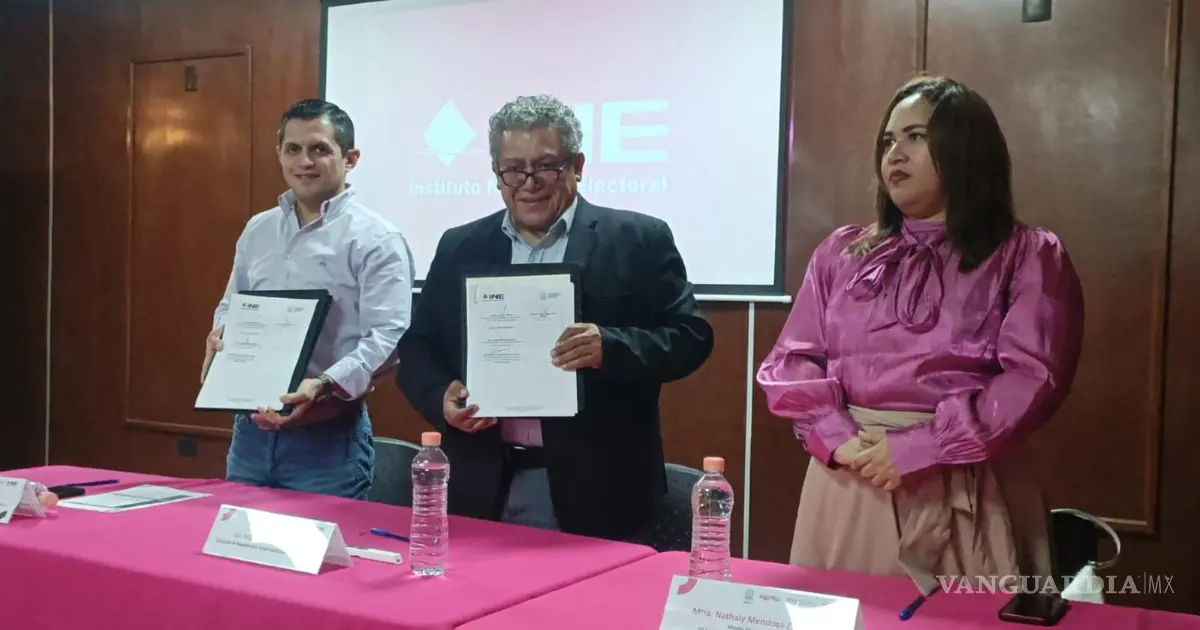 INE y Facultad de la UAdeC firman convenio rumbo a elección 2026