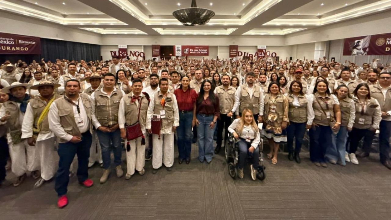 Ariadna Montiel reconoce en Durango a Servidores de la Nación por su trabajo social