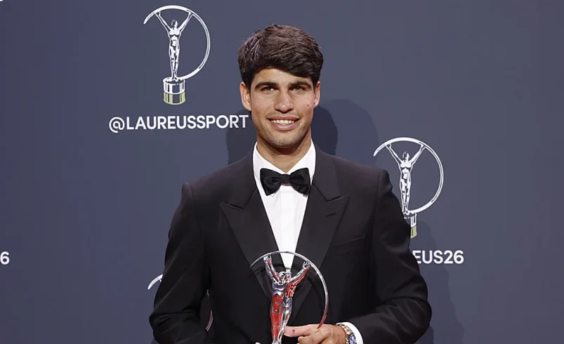 El nuevo reloj de lujo con el que Alcaraz alzó el Laureus a mejor deportista del año