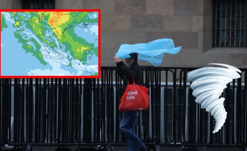 Frente Frío 45 llega este viernes a México: LISTA de estados con fuertes rachas de viento y posibles torbellinos