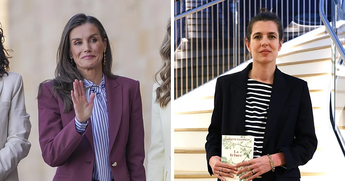 La Reina Letizia y Carlota de Mónaco, unidas por las rayas, el estampado de la primavera
