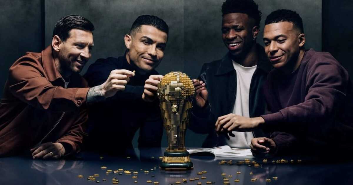 Lego lanza un comercial histórico con Messi, Cristiano, Mbappé y Vinícius, que Nike ni Adidas pudieron hacer