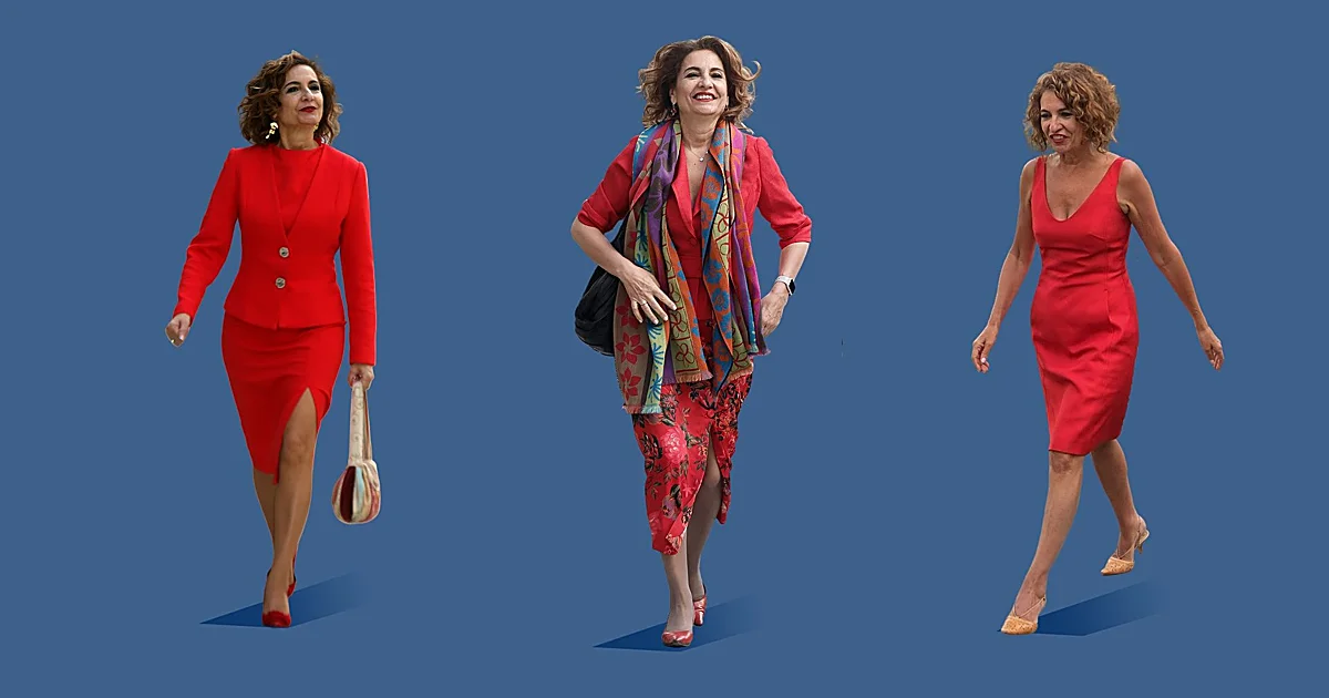 Los ‘outfits’ ñoños, anacrónicos y de colorín colorado de María Jesús Montero necesitan mejorar