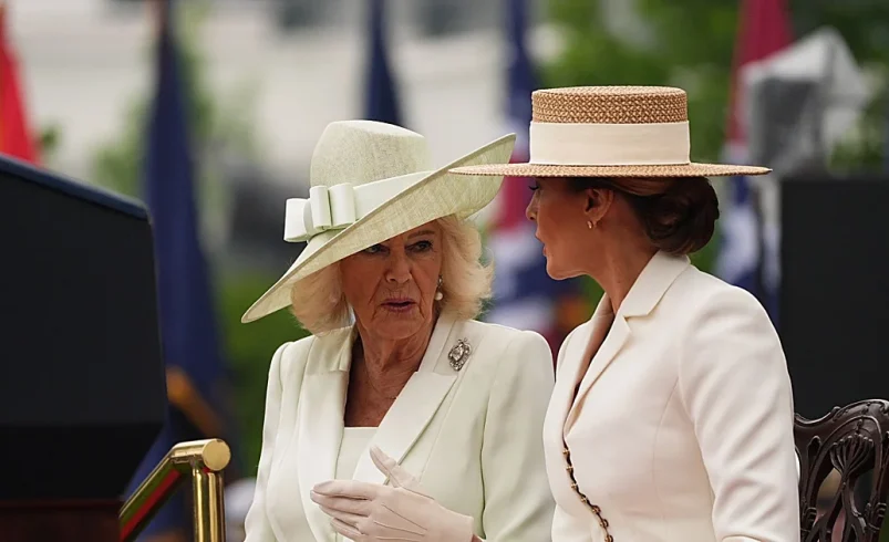 Melania Trump y la reina Camila confirman el color de la primavera