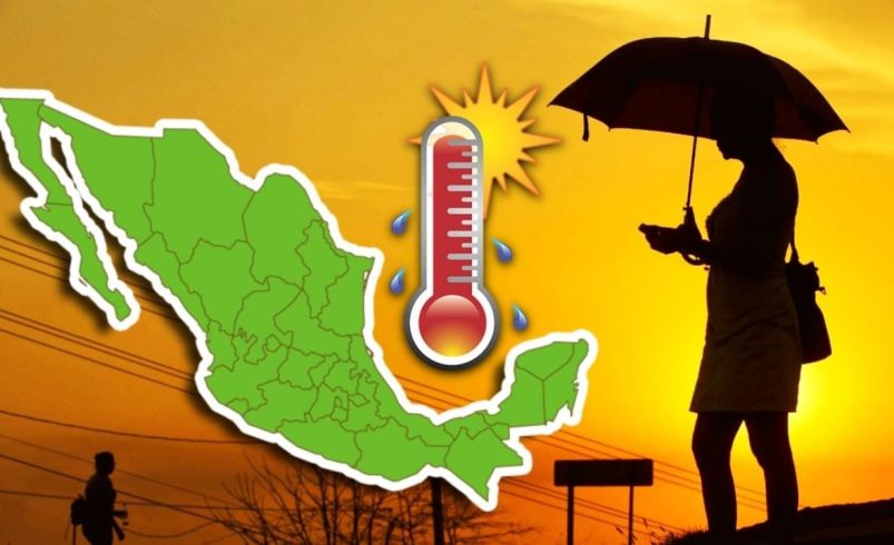 Temperaturas de 40 a 45 °C en 18 estados este sábado 25 de abril: LISTA completa de zonas con calor extremo según el SMN