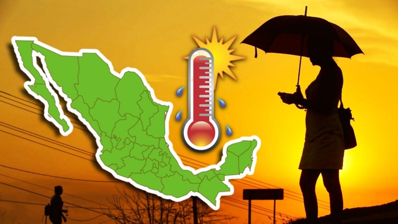 Temperaturas de 40 a 45 °C en 18 estados este sábado 25 de abril: LISTA completa de zonas con calor extremo según el SMN