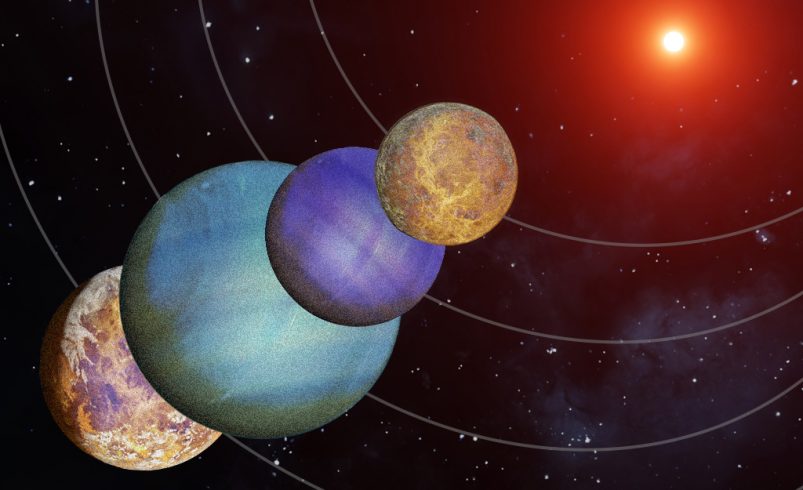 Un sistema planetario con arquitectura inesperada desafía a los astrónomos