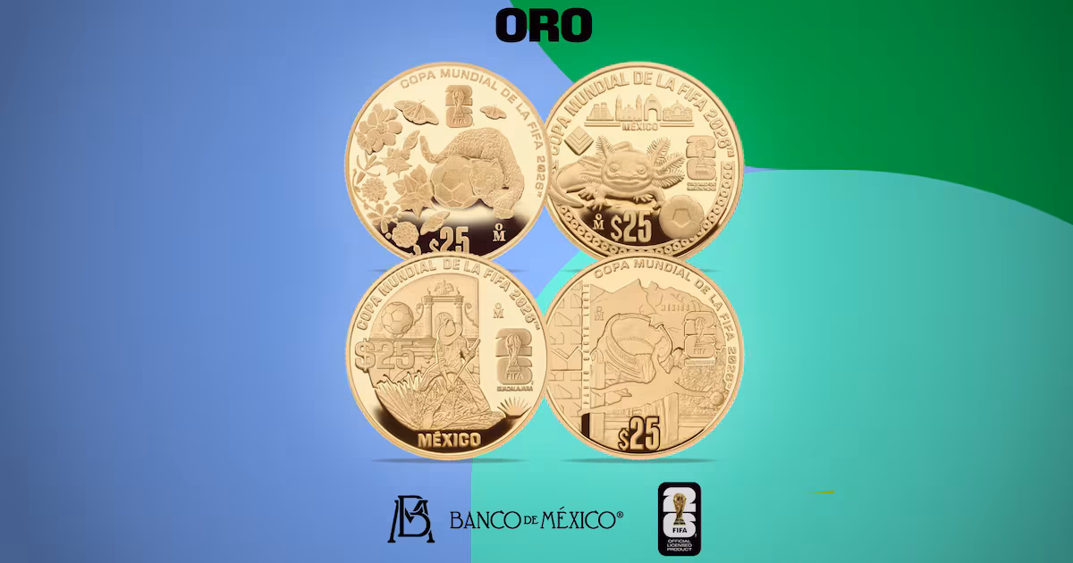 Banxico lanza monedas conmemorativas del Mundial 2026; así son los nuevos diseños – El Financiero