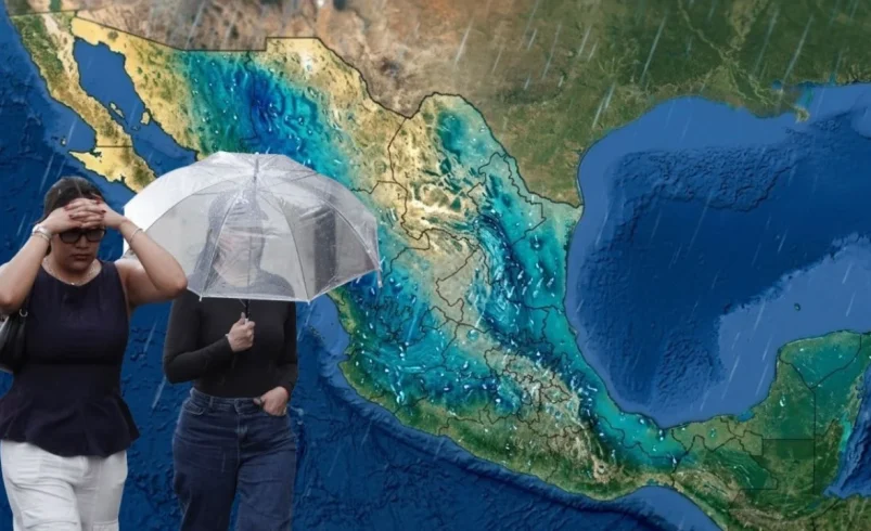 El lunes se viene un aguacerazo en cuatro estados del país; Lluvias intensas provocarán una acumulación de hasta 250 milímetros en un solo día.