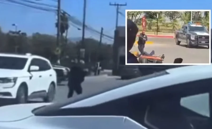Policías se ven de héroes tras frustrar a tiros el robo de una camioneta, así fue el arriesgado momento | VIDEO