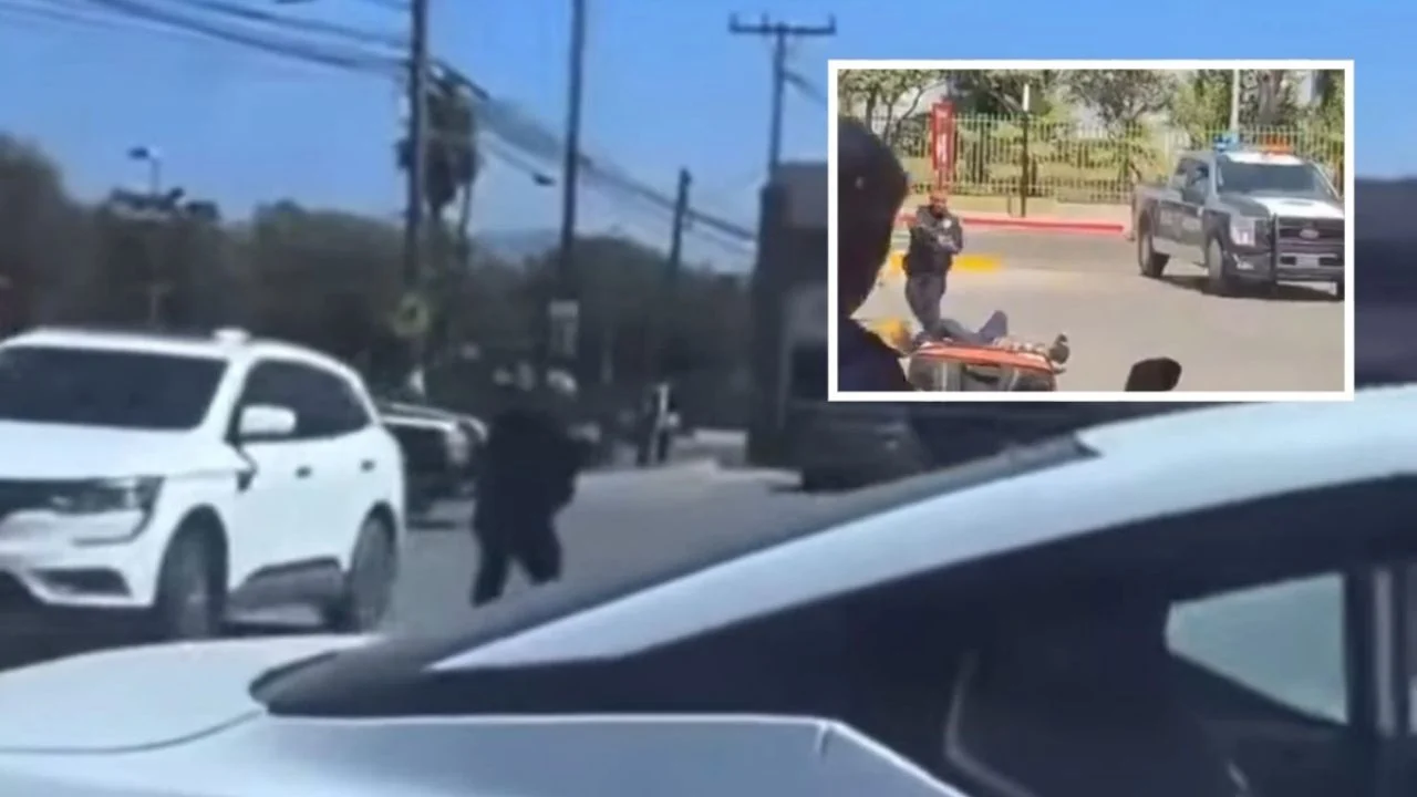 Policías se ven de héroes tras frustrar a tiros el robo de una camioneta, así fue el arriesgado momento | VIDEO
